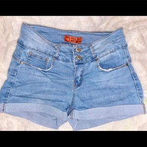 Wax Jeans (Butt I love You) - Light Denim Shorts